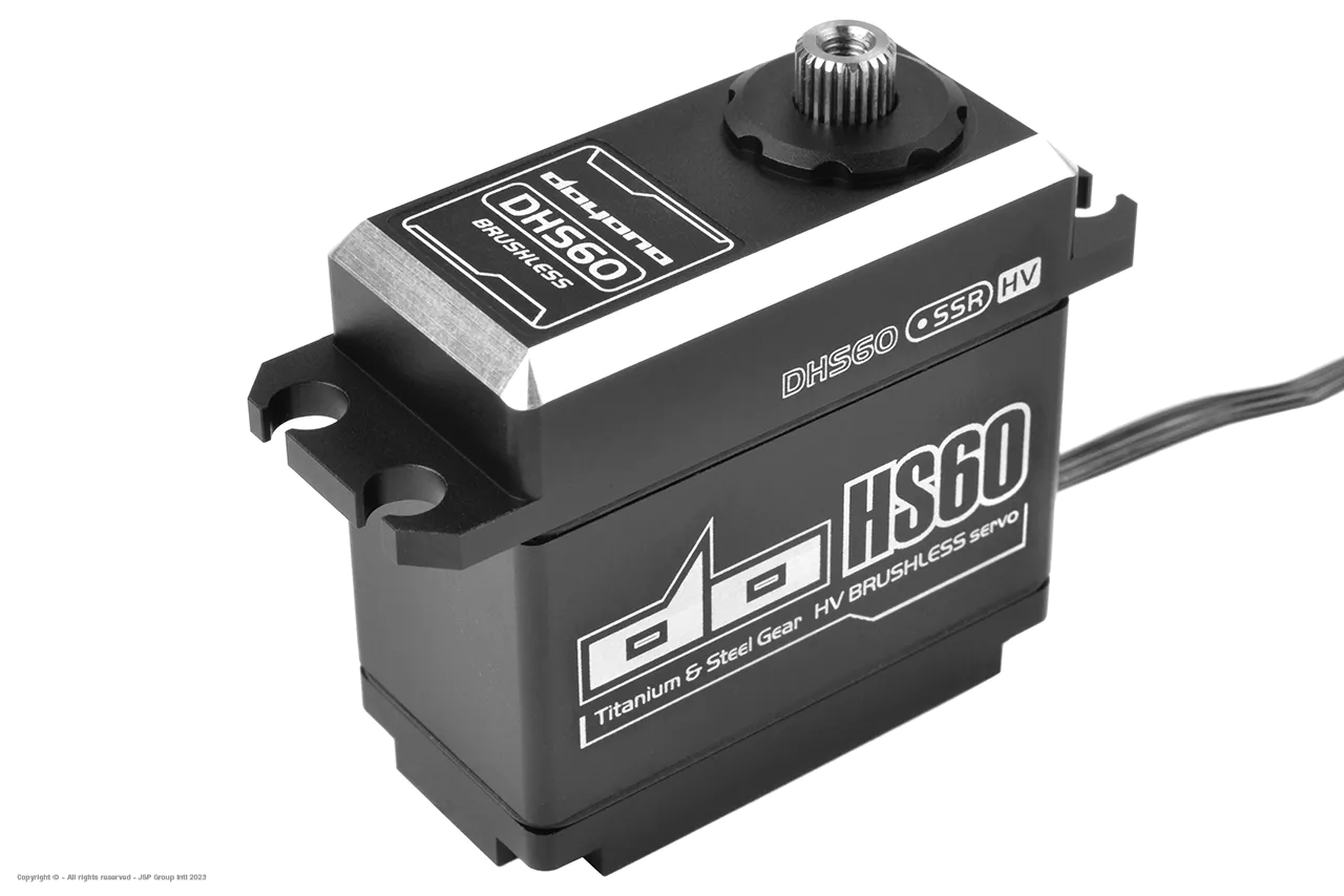 Doyono – Digitales HV-Servo – DHS-60 – bürstenlos – 60,0 kg Drehmoment – ​​0,068 s Geschwindigkeit