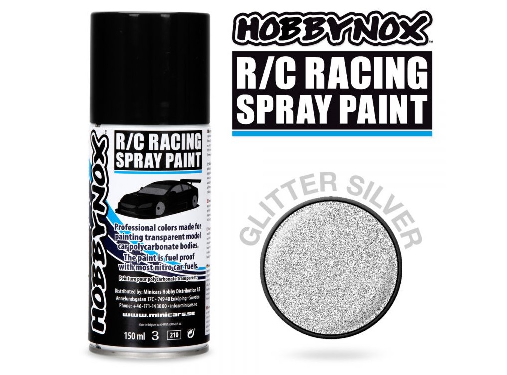 Glitter Silver R/C Racing Sprühfarbe 150 ml