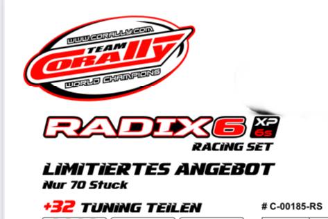 RADIX XP 6S - Modell 2021 - 1/8 Buggy EP - RTR - Brushless Power 6S - Full Option Limited Serie