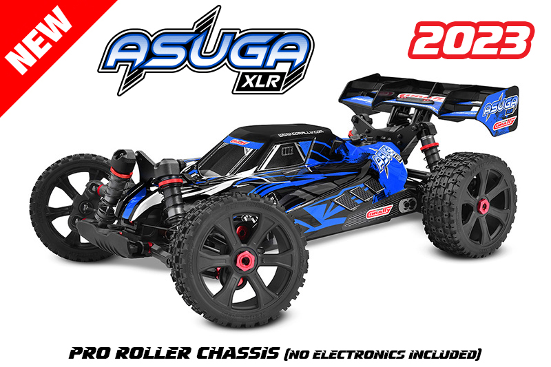 Team Corally  ASUGA XLR 6S  Roller  Blau C-00488-B