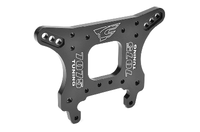 Team Corally - Shock Tower - XTR - Front - 7075 Aluminum - 5mm - Black - 1 Pc