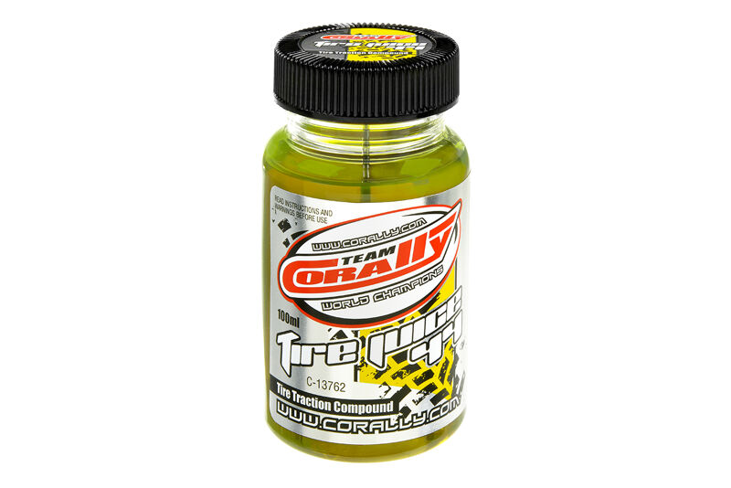 Team Corally – Tire Juice 44 – Gelb – Teppich/Gummi