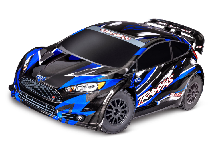Ford Fiesta ST Rally 1/10 4WD TQ Blau BL-2S