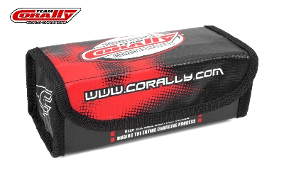 Team Corally - Lipo Safe Bag - Sport - for 2 pcs 2S Hard Case Batterypacks
