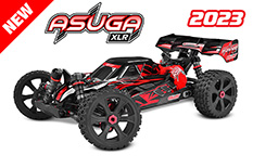 Team Corally  ASUGA XLR 6S  RTR  Rot   Brushless  Power 6S  C-00288-R
