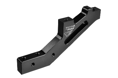 Team Corally - Chassis Brace V2 - Front - Swiss Made 7075 T6 - Hard Anodised - Black - Made In Italy - Fits all TC 1/8 Cars - 1pc