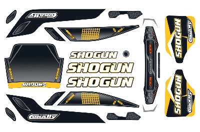 Team Corally - Body Decal Sheet - Shogun XP 6S - 2021 - 1 pc
