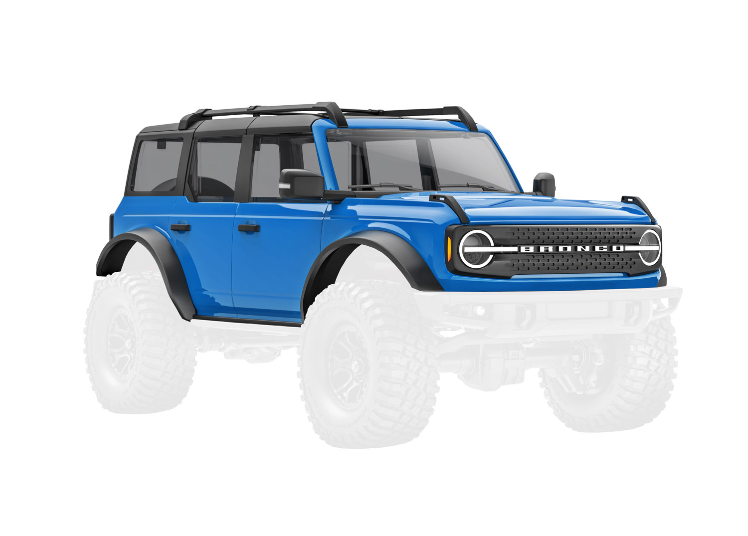 Karosserie TRX-4M Ford Bronco Blau komplett